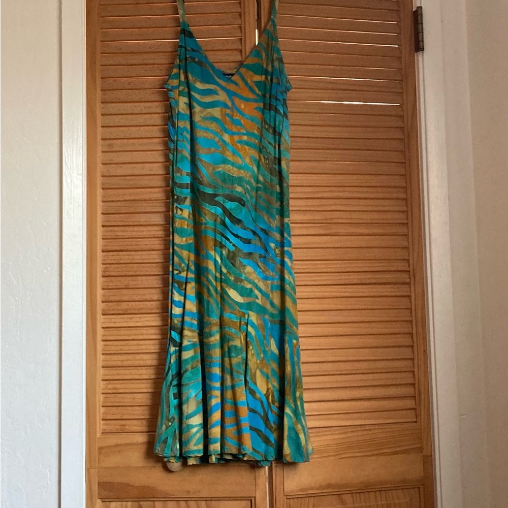 Vibrant Multicolor Striped Dress